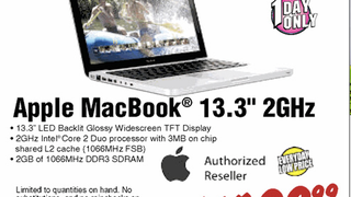 Dealzmodo: New MacBook $200 Off at Fry's (Update: Too Good to Be True)